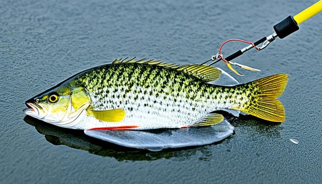 Clam-shot rig for crappie