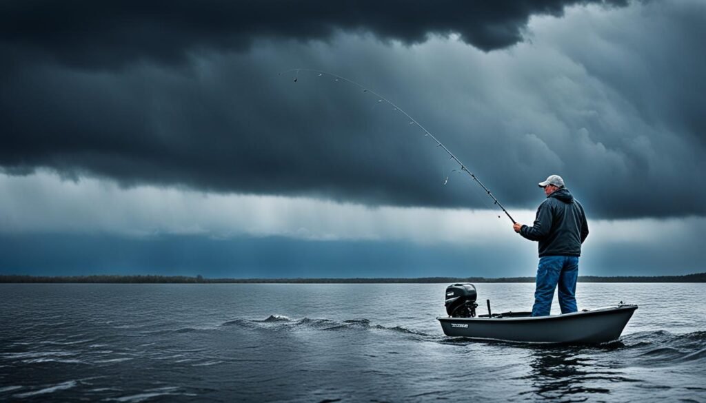 crappie fishing in different weather conditions