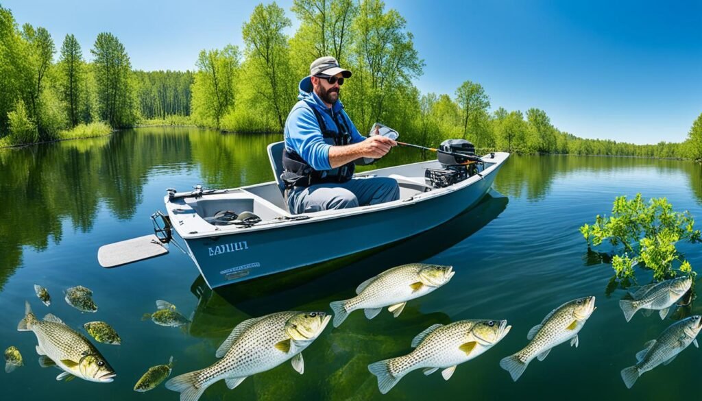 spring crappie fishing