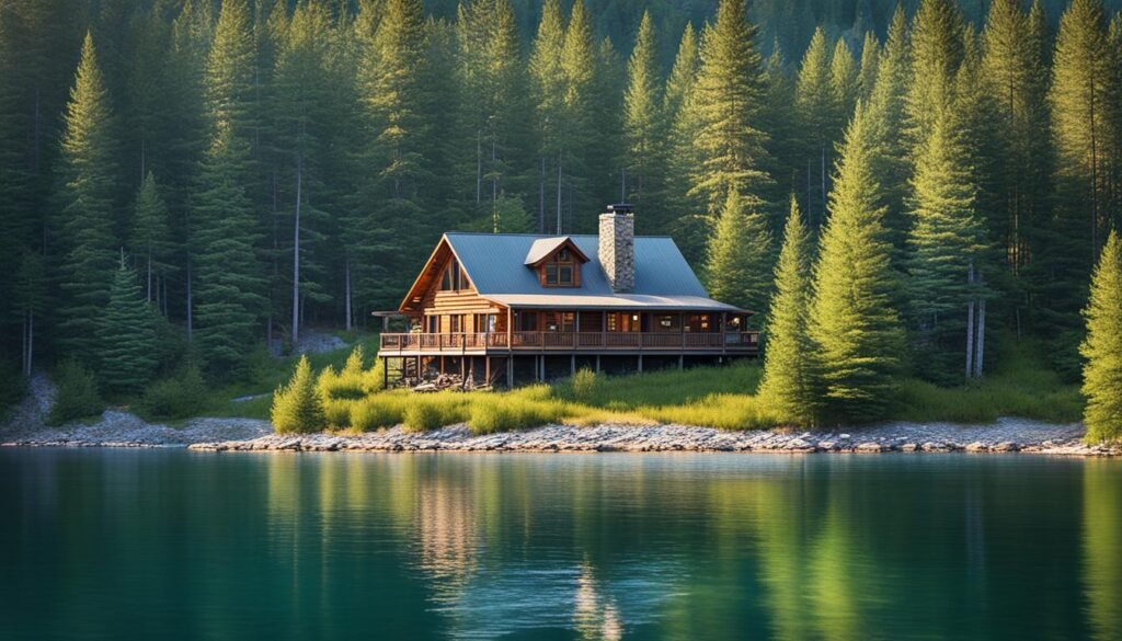 Ideal Fishing Cabin Location