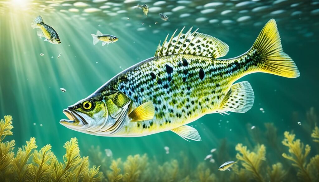 Live bait for crappie