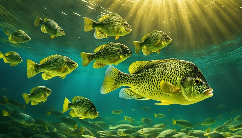 Live bait for crappie