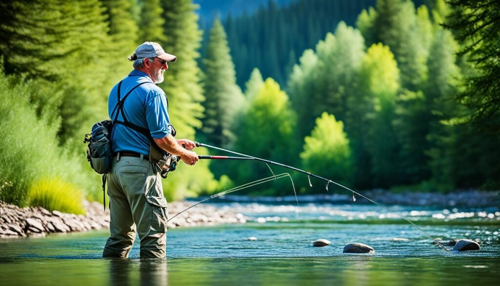 Trout fishing