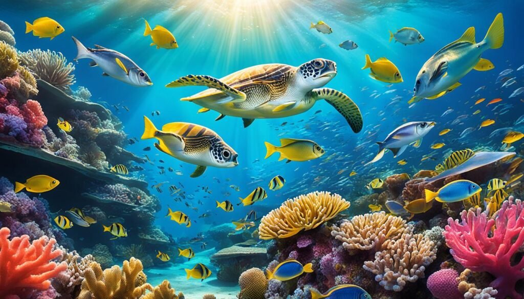 exploring marine life and ecosystems