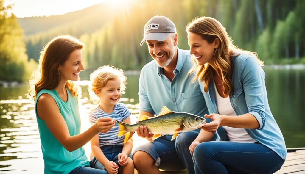 family bonding through fishing