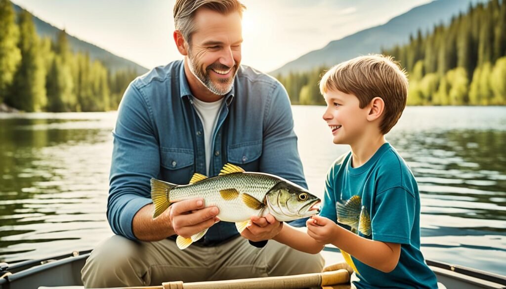 fishing helps kids stay on the right track