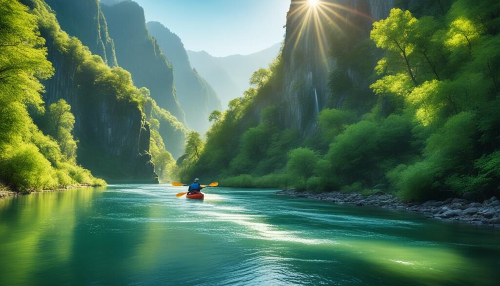 kayak fishing spots image