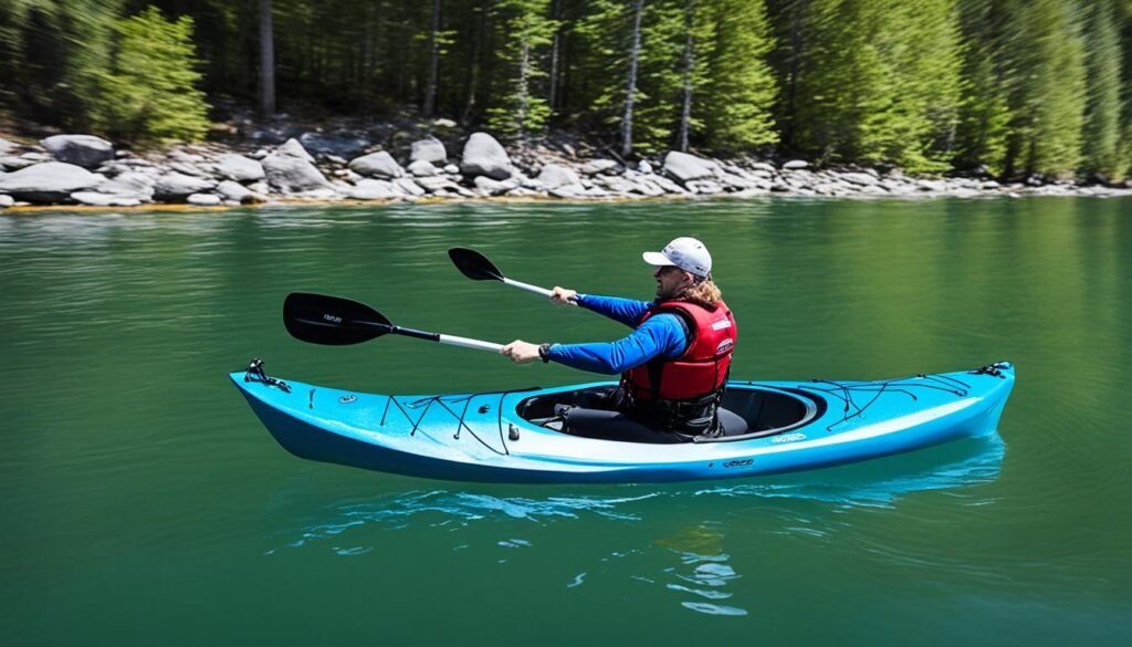 kayak paddling