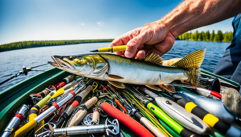 pike fishing techniques and musky fishing gear