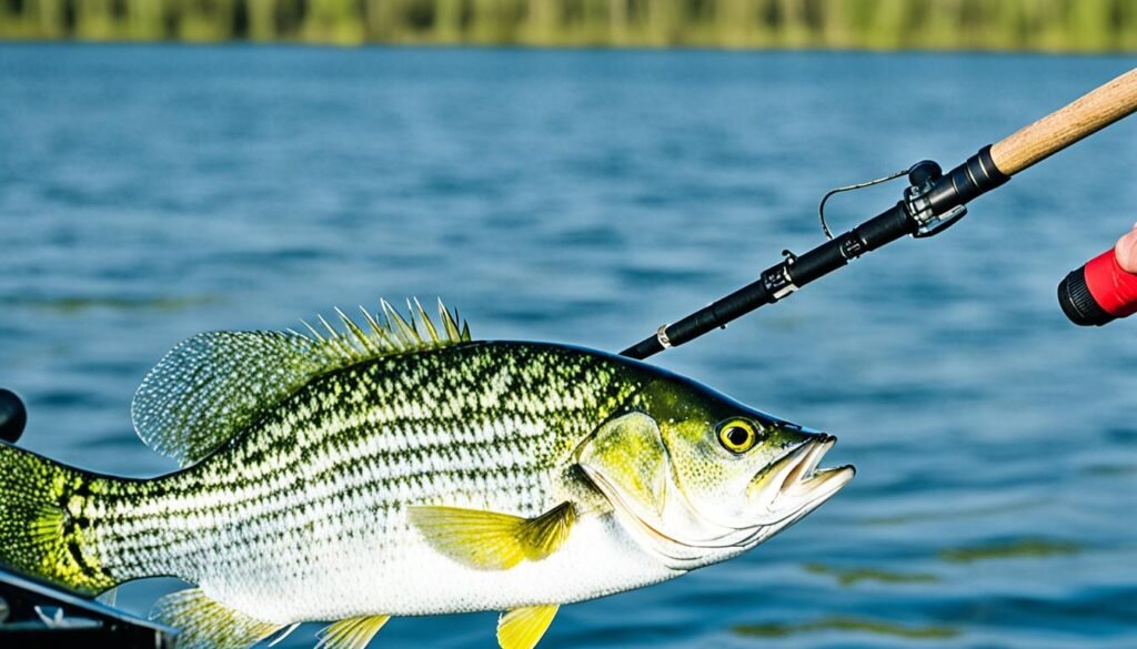 vertical jigging for crappie