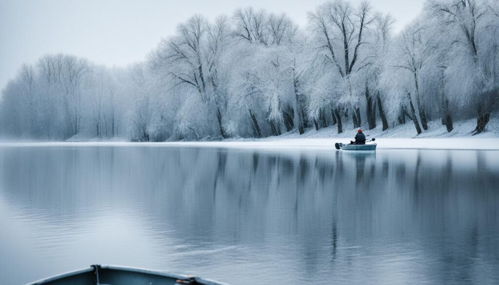 winter crappie fishing