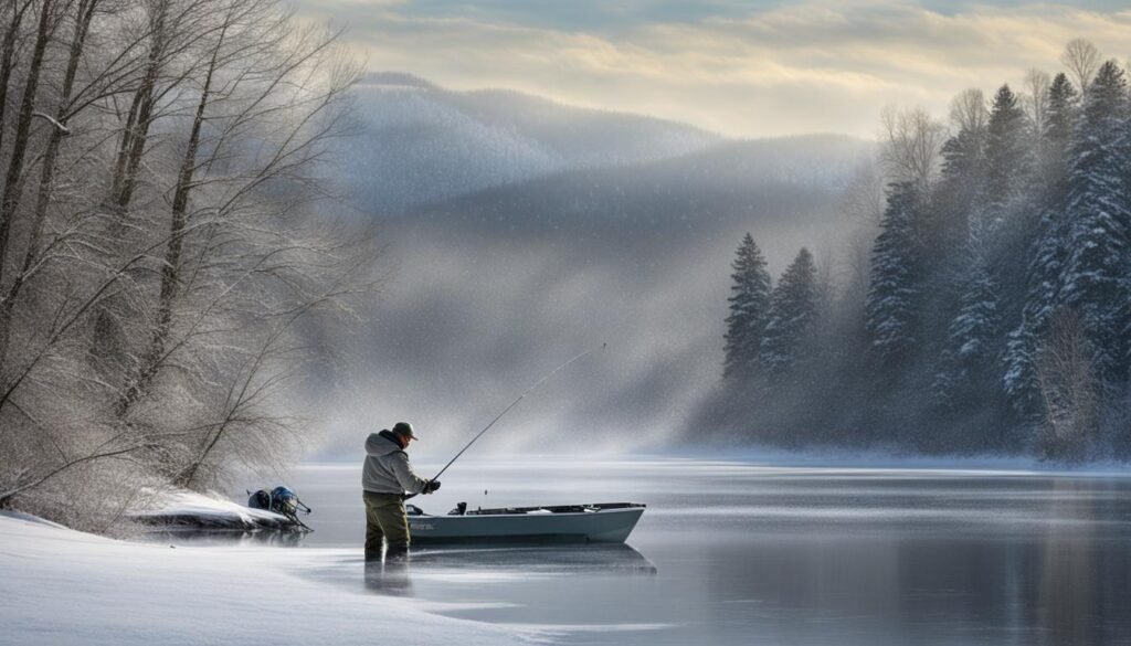 winter crappie fishing